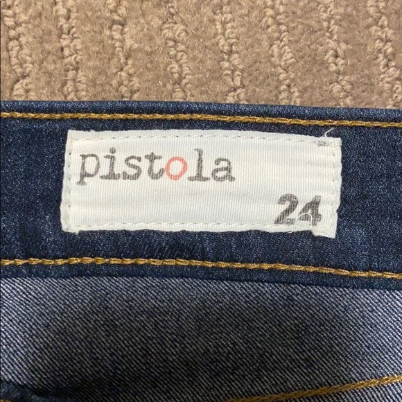 NWOT Pistola Skinny Blue Jeans size 24. Mid rise - Picture 6 of 7